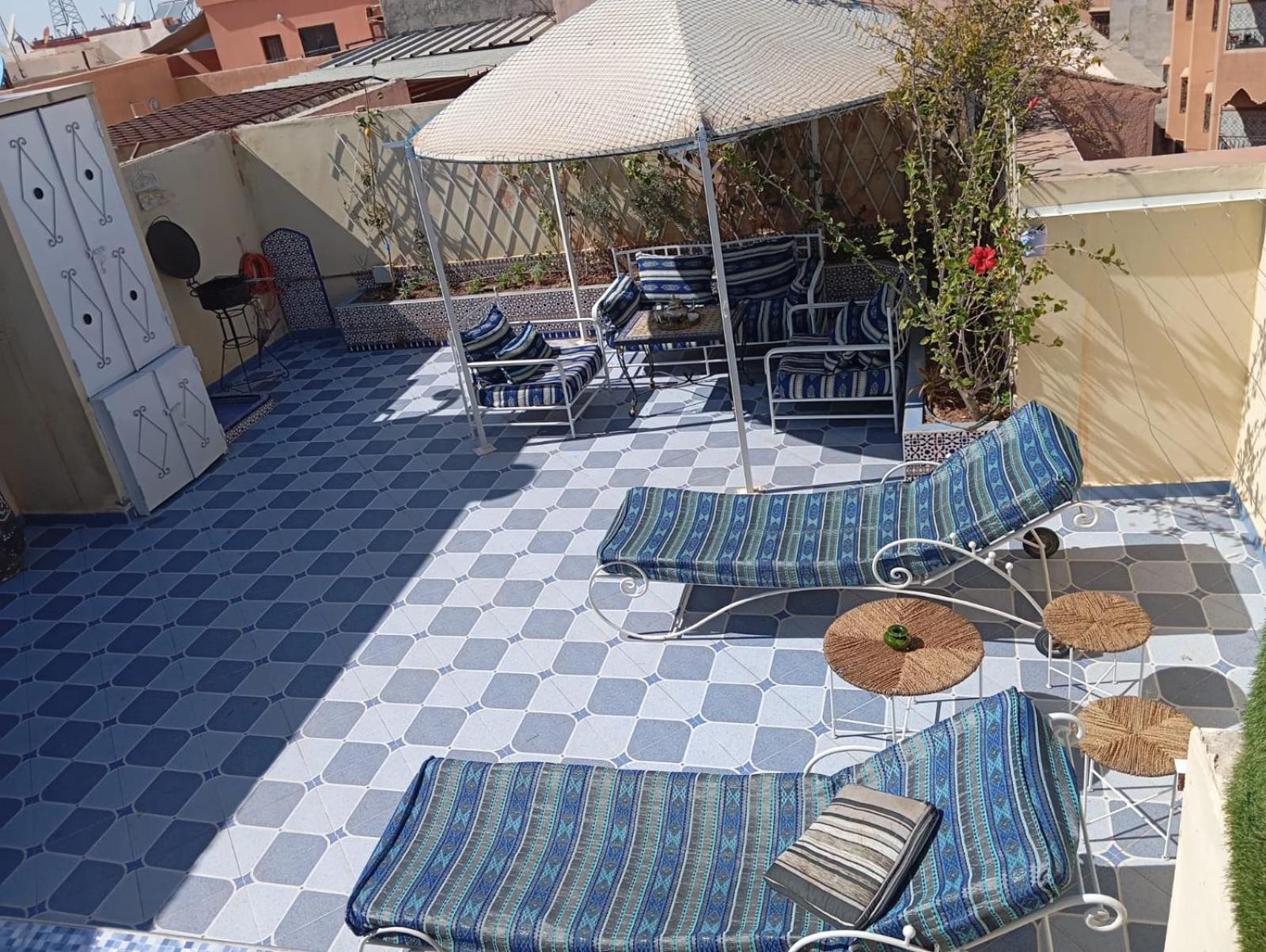 Studio Meuble Proche Du Centre Ville Marrakesh Rom bilde